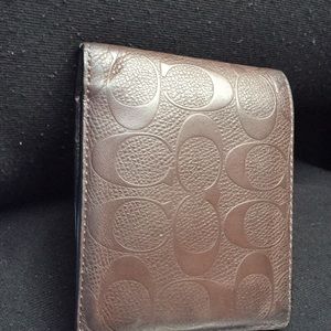 Coach men’s wallet original brown